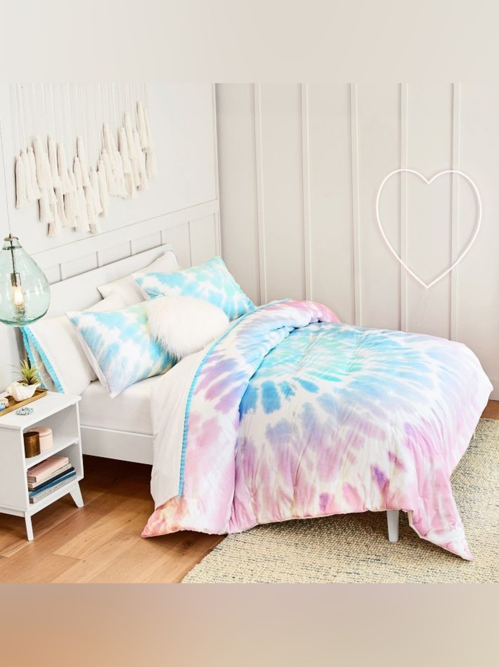 Pottery Barn Teen Tie-Dye Swell Comforter in Blue and Purple Twin/Twin XL NWOT